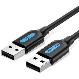 Vention Cable USB 2.0 COJBC Macho a Macho 25cm Negro